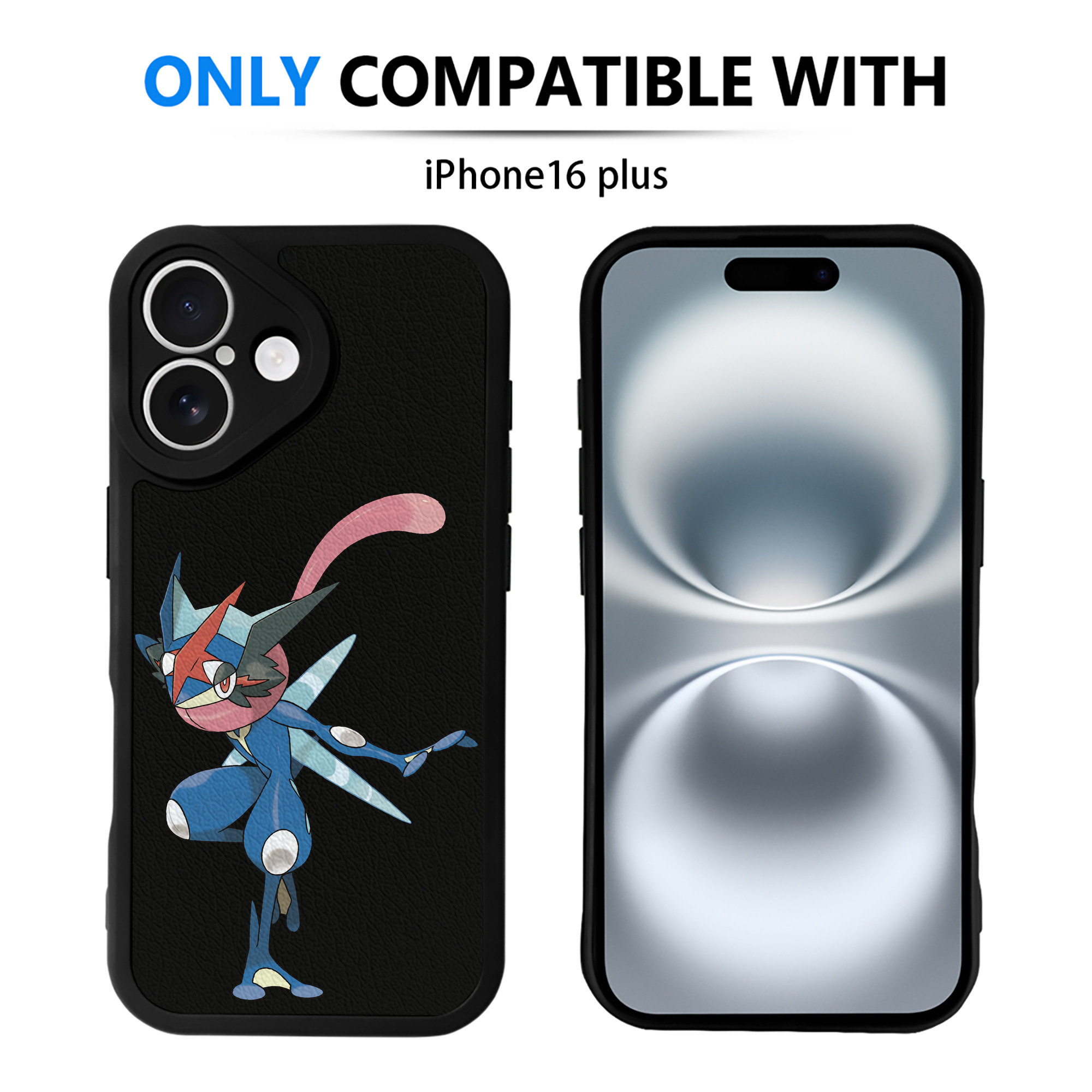 （画像用） ポケットモンスター Pokémon 【iPhone 16シリーズ対応】シリコンスマホケース（レザー調） 材質：シリコン
